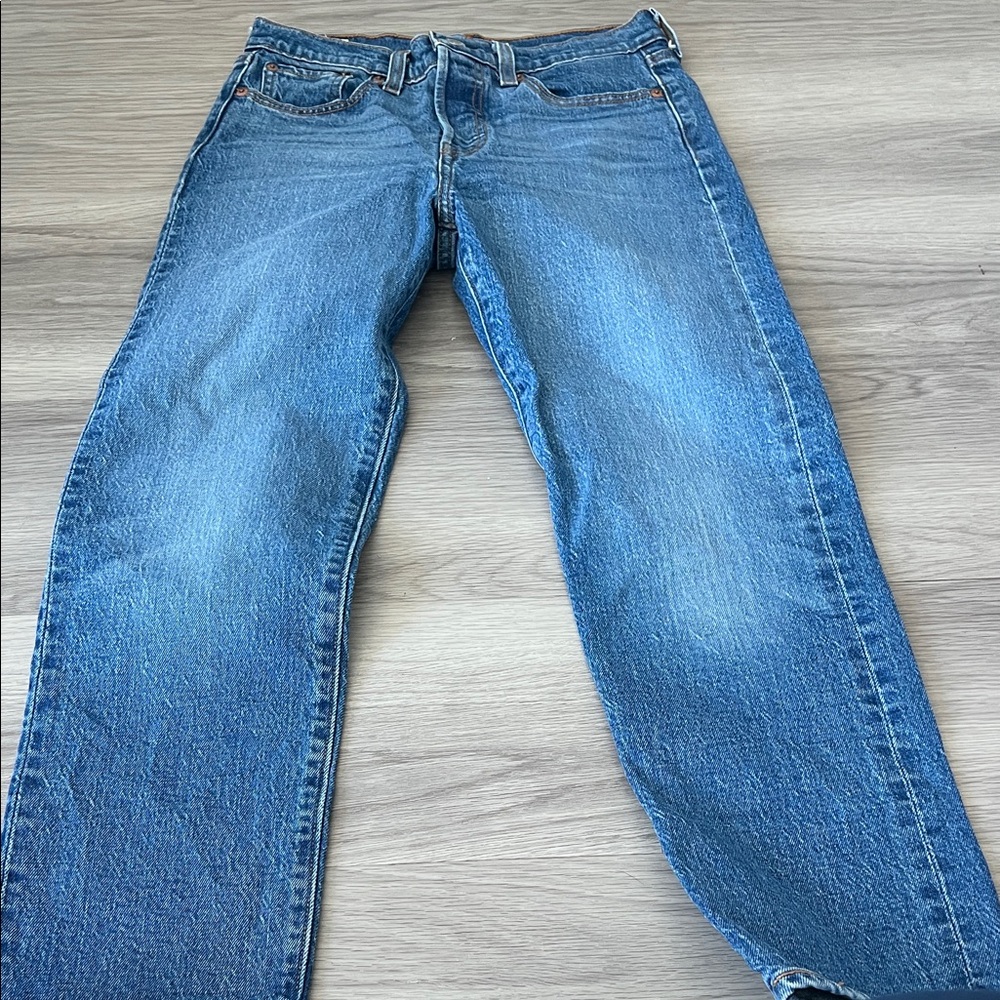 Levi's Straight Blue Jeans